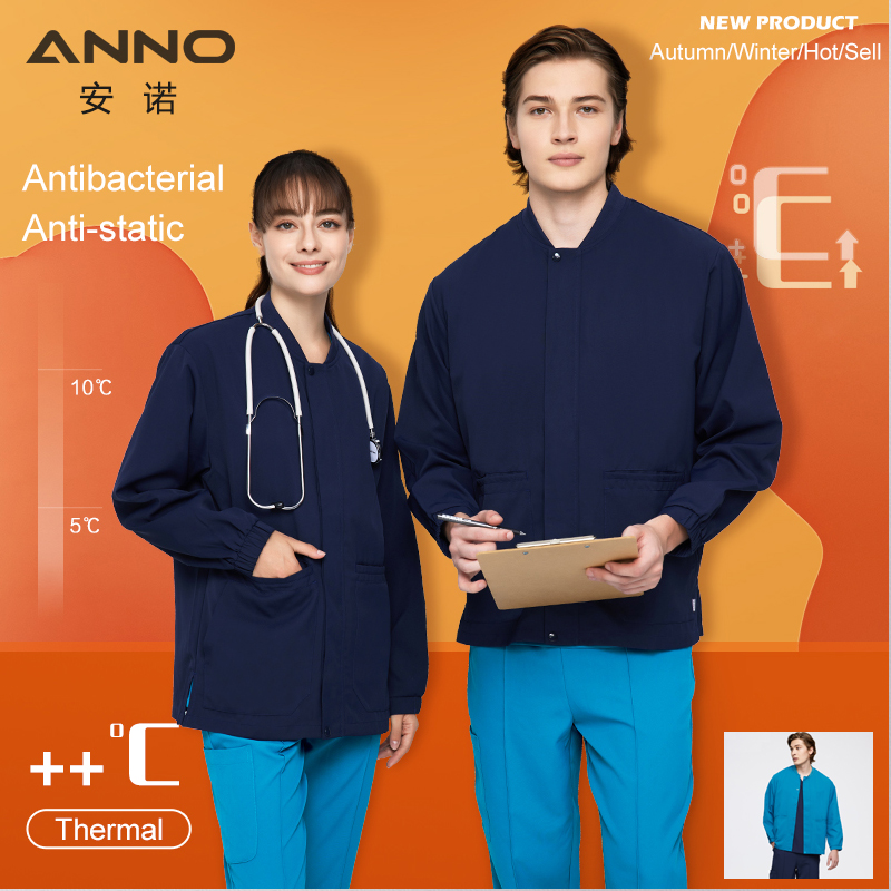 Winter Clothing Pk - Anti-static Scrubs Jackets Antibacte Thermal Fabric