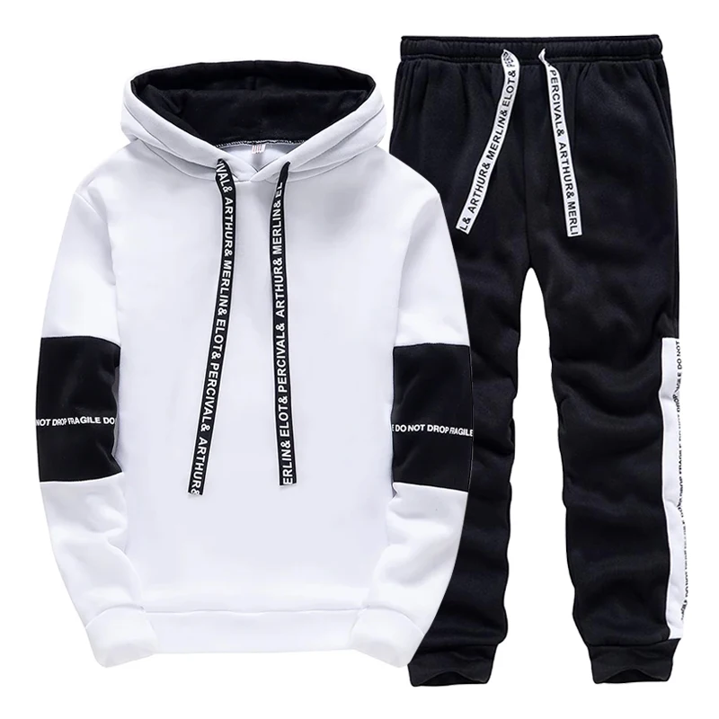 Winter Clothing Fashion - Tracksuit for Man Casual Hooded Sweatshirts