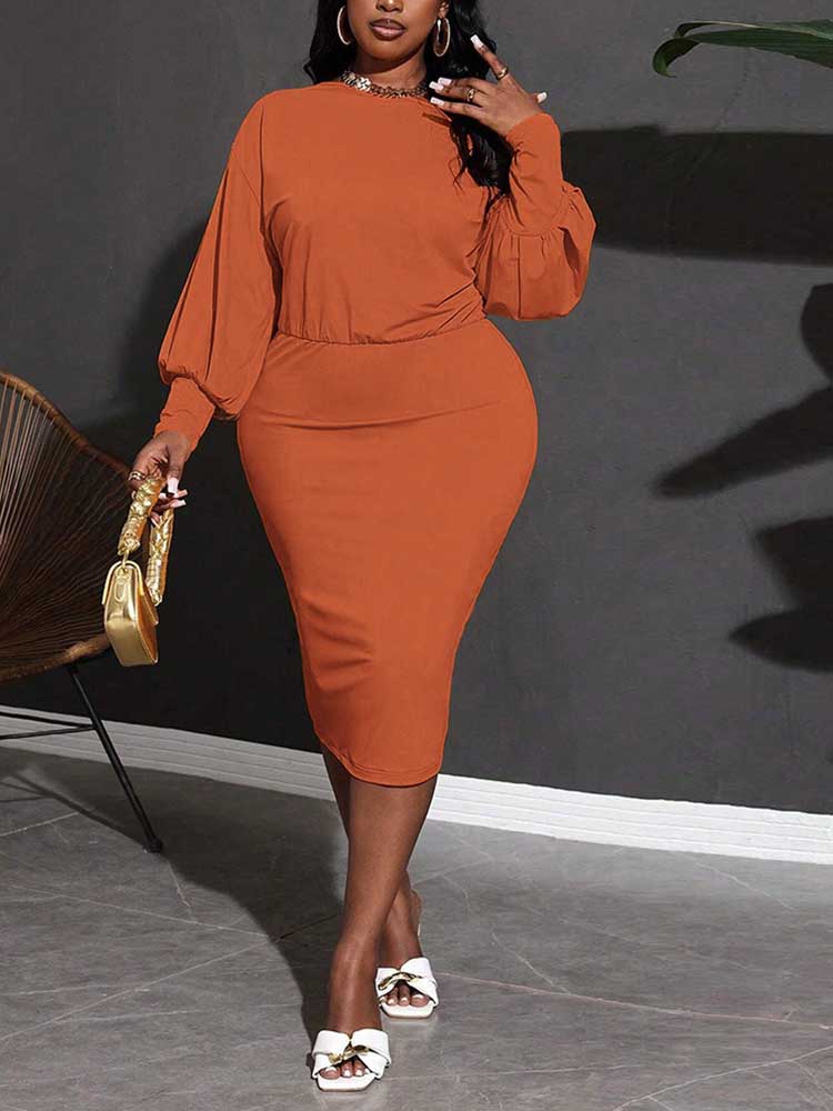 Winter Clothing For Plus Size Women - Autumn and Winter Dresses Plus Size
