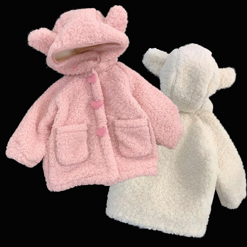Winter Clothing Activities For Toddlers - Thickened Fleece Girls Coats Children Winter