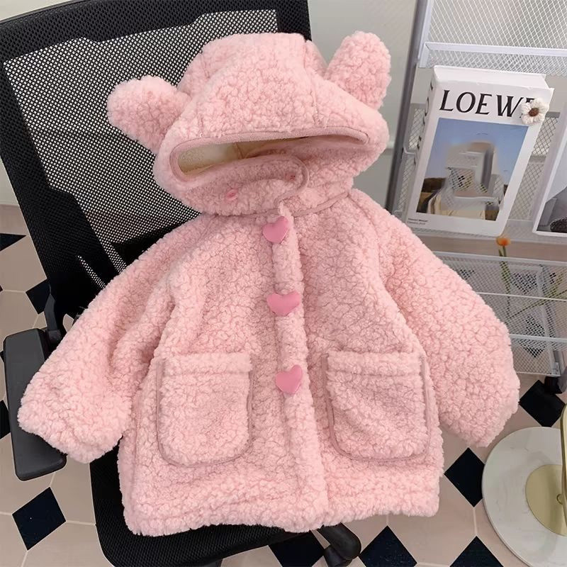 Winter Clothing Activities For Toddlers - Thickened Fleece Girls Coats Children Winter