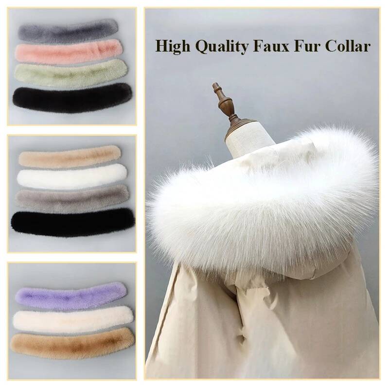 Winter Clothing Accessories - Winter Coat Fur Collar Faux Fur