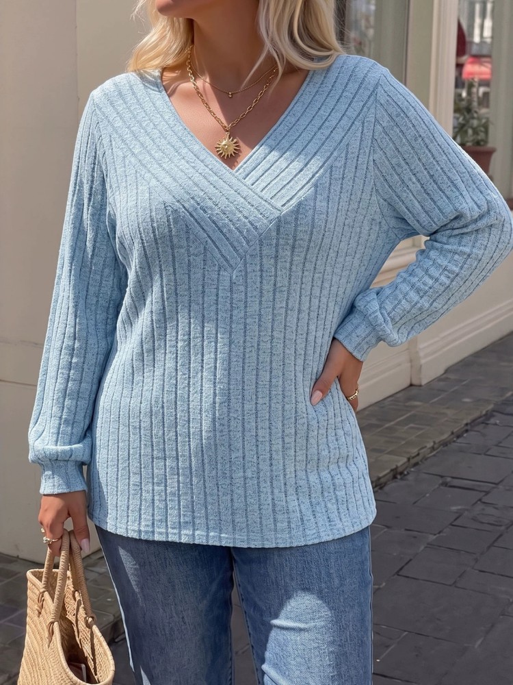Winter Clothing For Plus Size Women - Women's Plus Size L-3XL Casual Knitted
