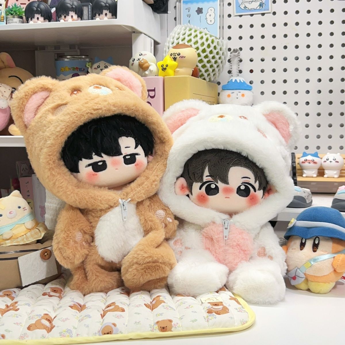 Winter Clothing Accessories - 20cm Small Bear Doll Clothes Cute