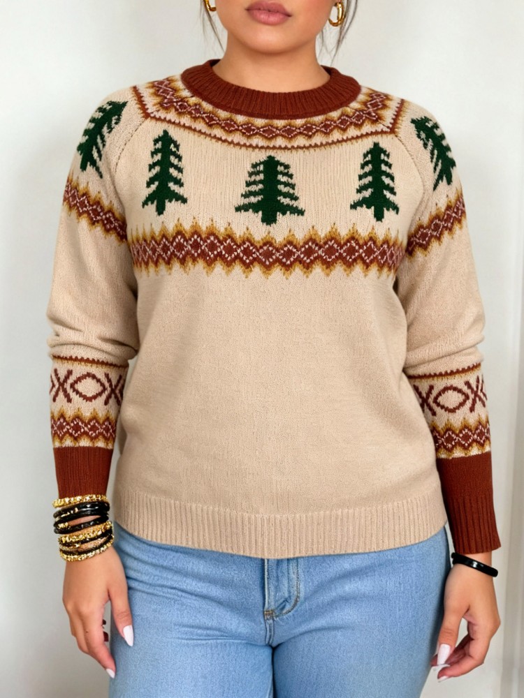 Winter Clothing For Plus Size Women - Women's Plus Size L-3XL Casual Knitted