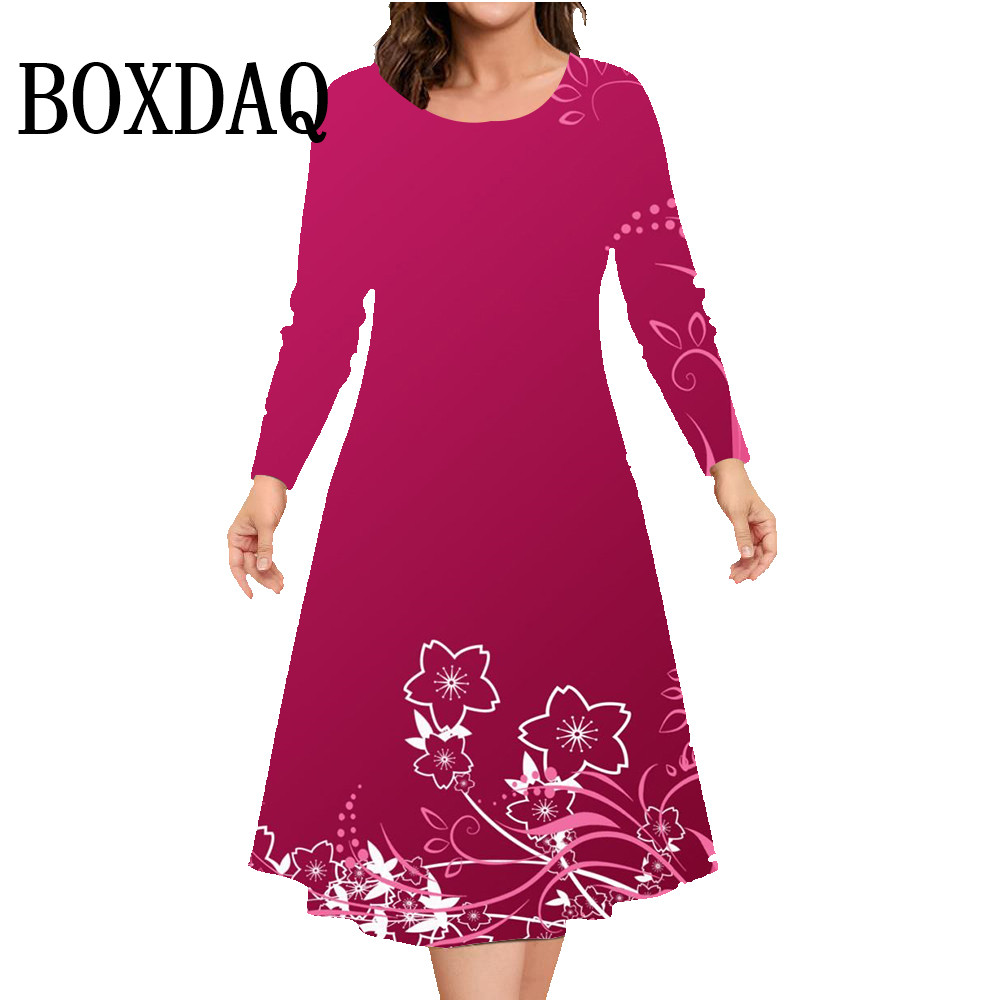 Autumn Winter Long Sleeve Dres - Winter Clothing For Plus Size Women review and price