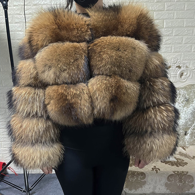 Plus Size Tops Brown Fur Maoma - Winter Clothing For Plus Size Women review and price