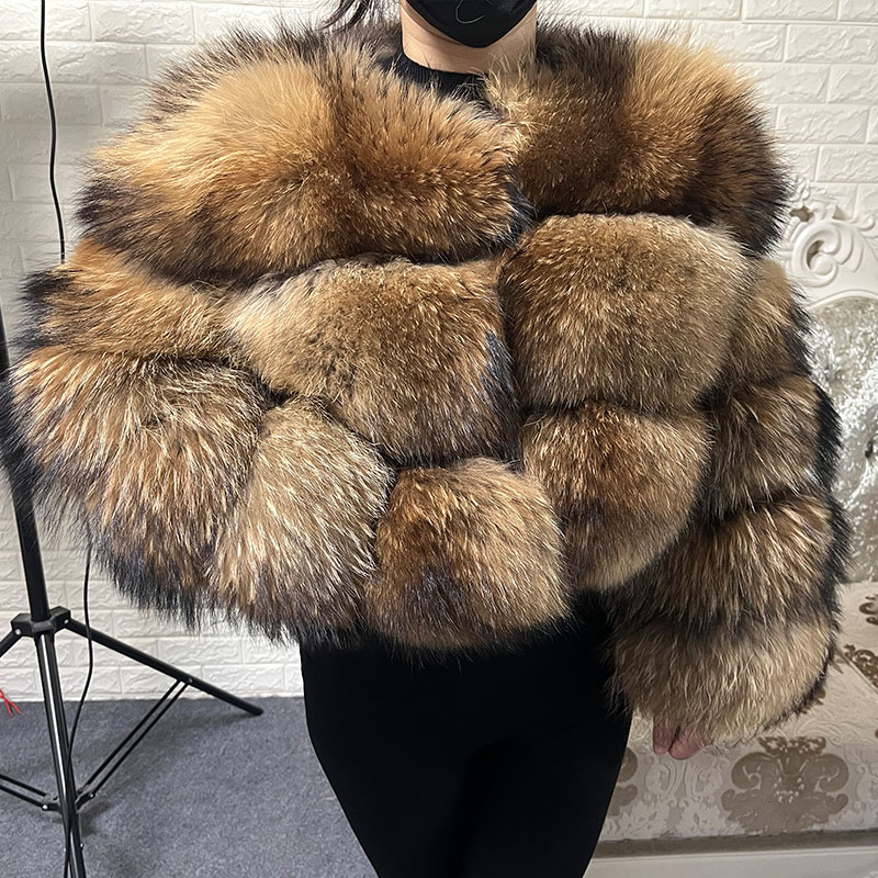 Plus Size Tops Brown Fur Maoma - Winter Clothing For Plus Size Women review and price