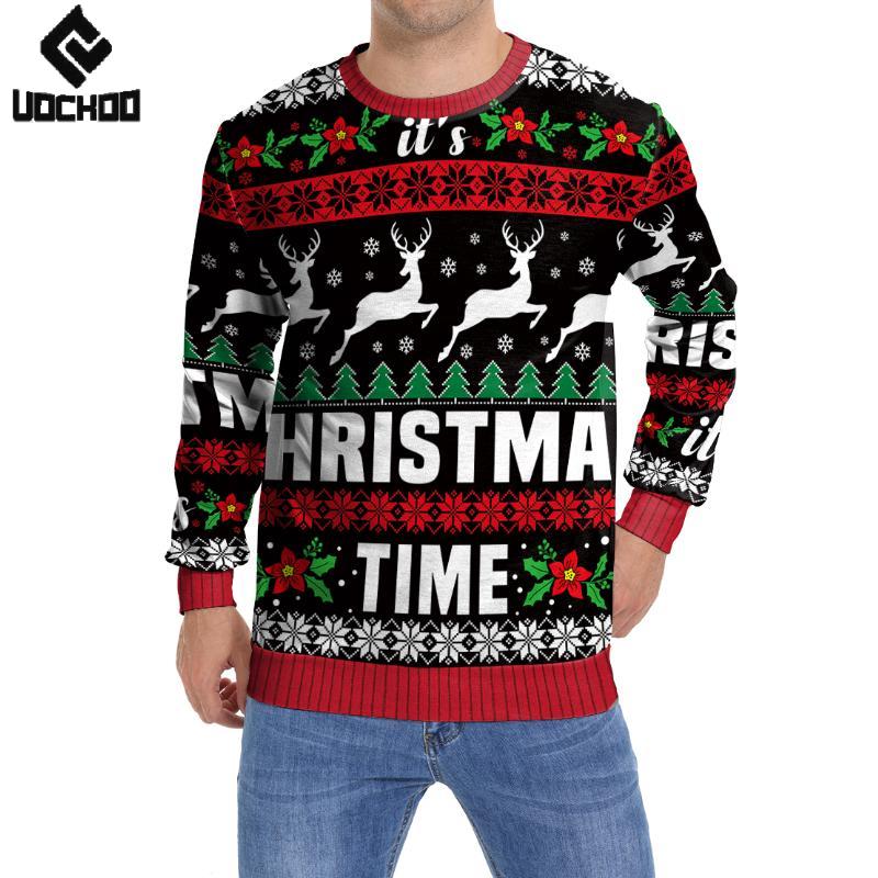 Elk Cosplay Christmas Ugly Swe - Winter Clothing Europe review and price