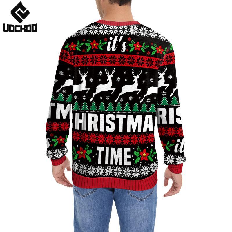 Elk Cosplay Christmas Ugly Swe - Winter Clothing Europe review and price