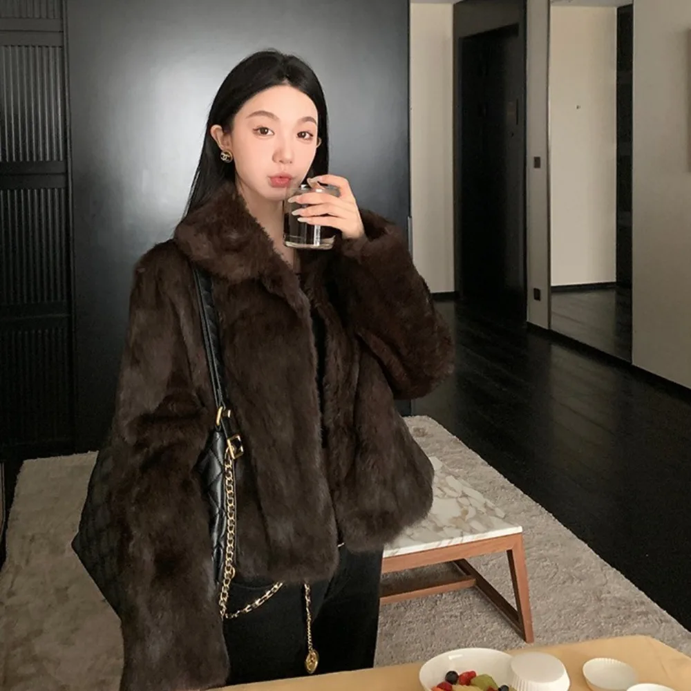 Natural Rabbit Fur Coat Women  - Winter Clothing Store review and price