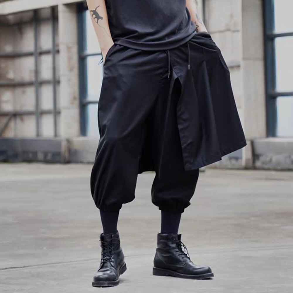 Mens Autumn Harem Pants Irregu - Winter Clothing Layers review and price