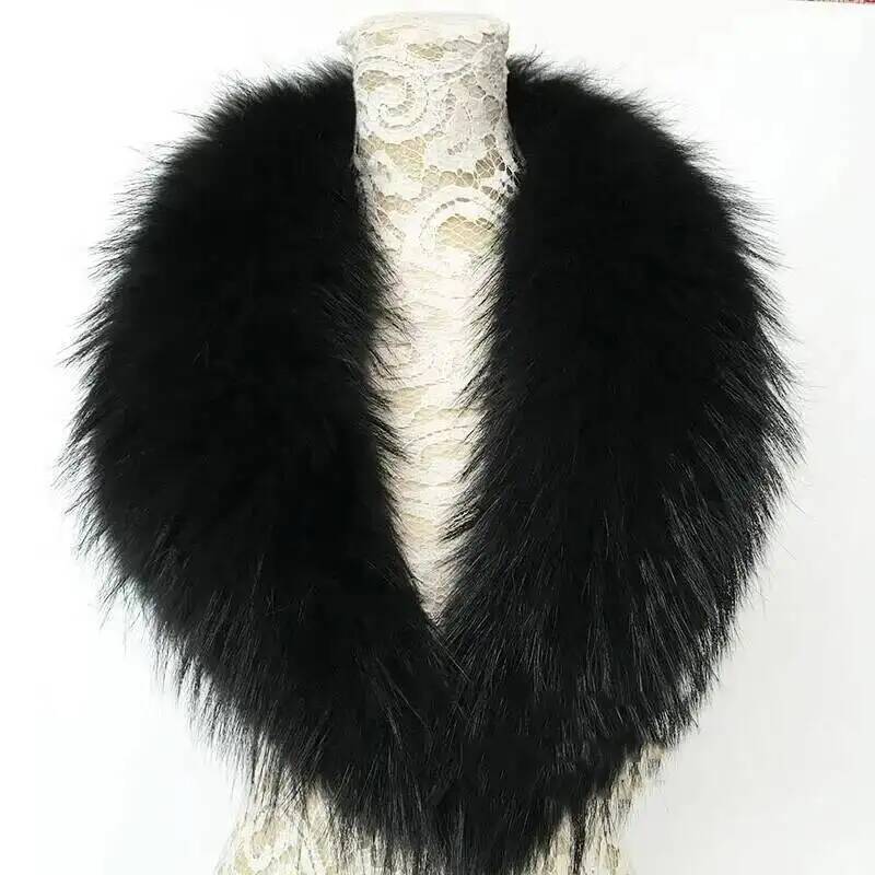 Natural Raccoon Fur Collar Rea - Winter Clothing Pk review and price