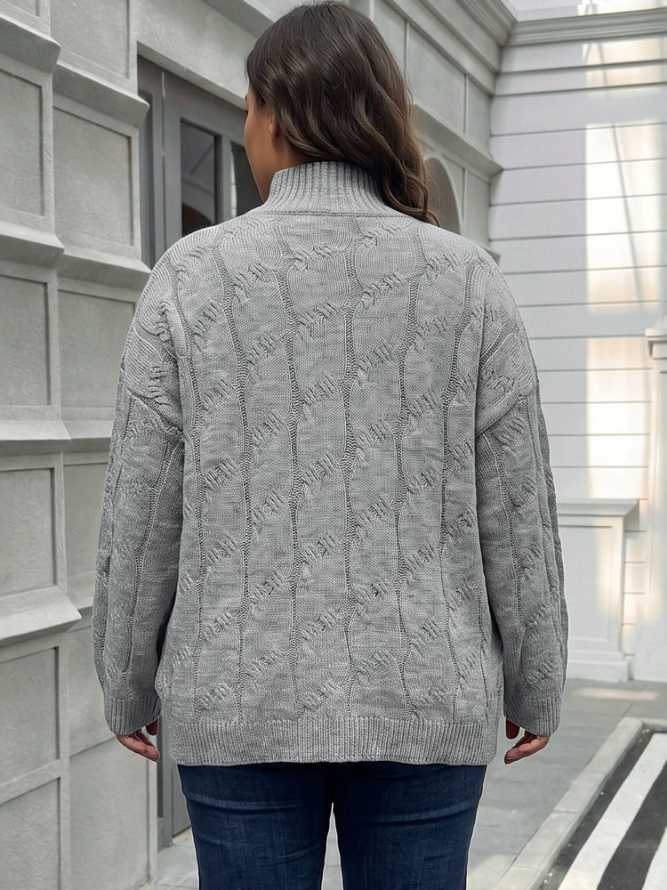 Women's Plus Size Casual Knitt - Winter Clothing For Plus Size Women review and price