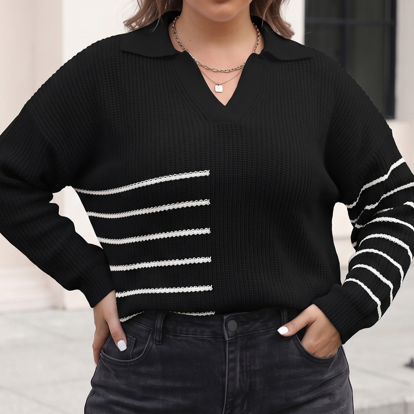 Women's Plus Size L-3XL Casual - Winter Clothing For Plus Size Women review and price