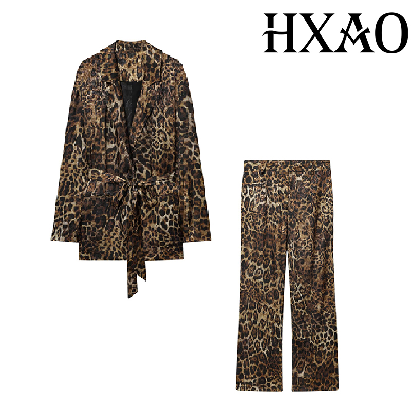 HXAO Leopard Pants Sets 2 Piec - Winter Clothing Pk review and price