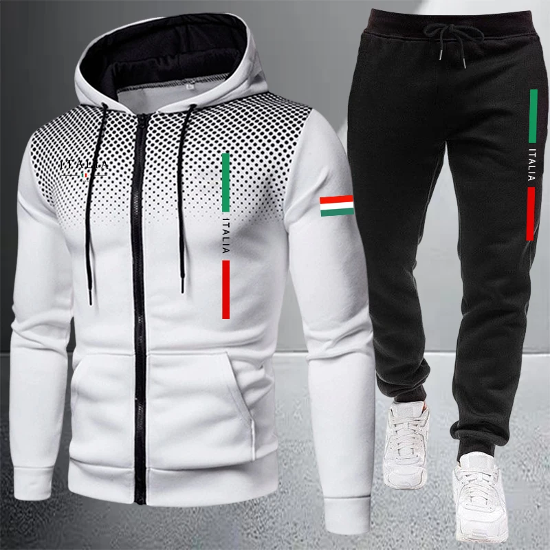 Men's Tracksuit Casual Zip Hoo - Winter Clothing Pk review and price