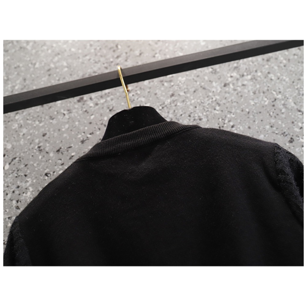 casual Elegant Beading Knit Sp - Winter Clothing For Plus Size Women review and price