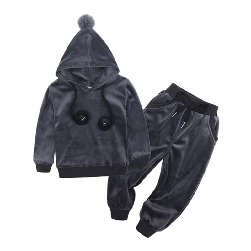 2023 New Baby Velvet Hooded Cl - Winter Clothing Activities For Toddlers review and price