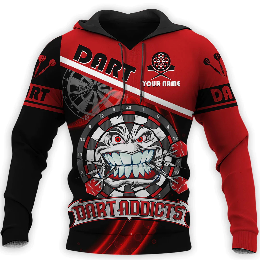 3D Disc Dart Printed Hoodies F - Winter Clothing Name review and price