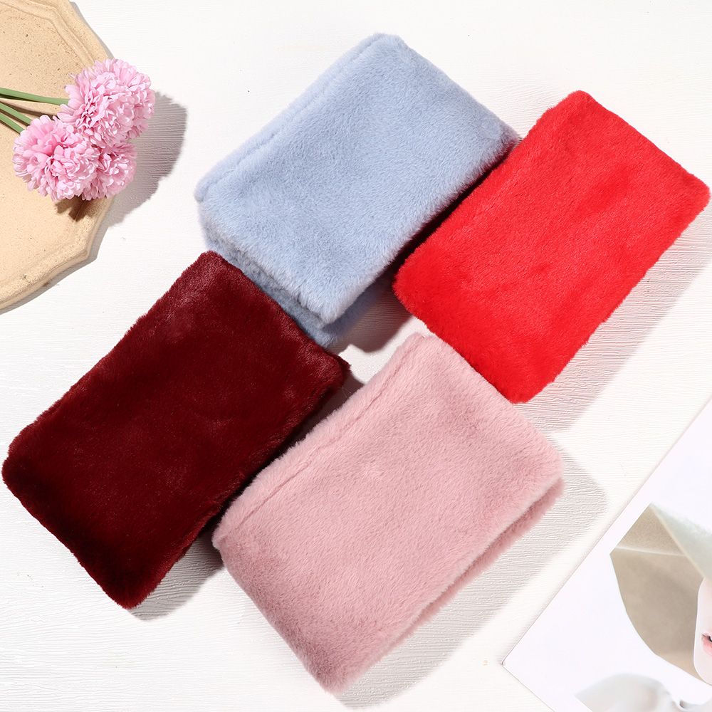 Solid Color Faux Rabbit Fur Pl - Winter Clothing Accessories review and price