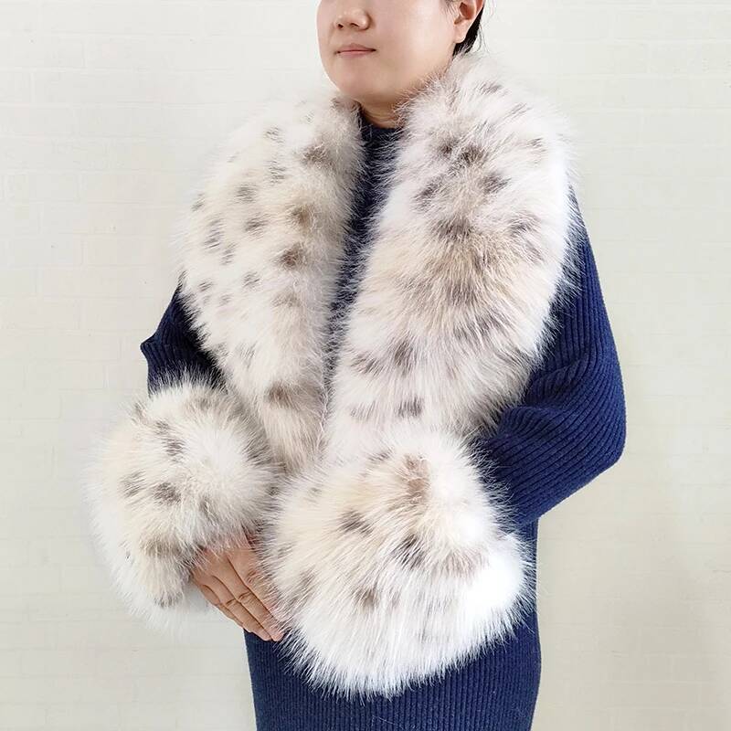 Large Women Faux Fox Fur Scarf - Winter Clothing Pk review and price
