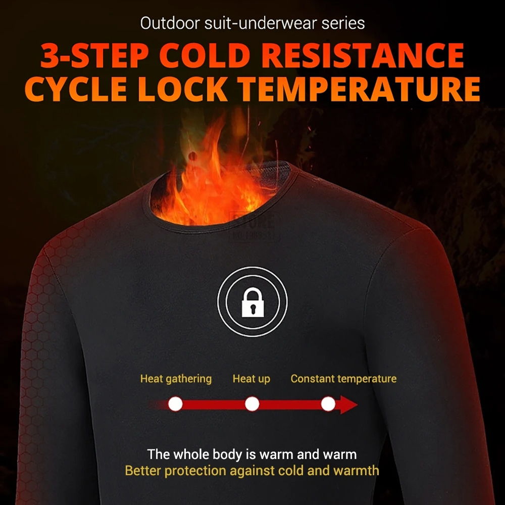 New 52 Areas Heated Underwear  - Winter Clothing Accessories review and price