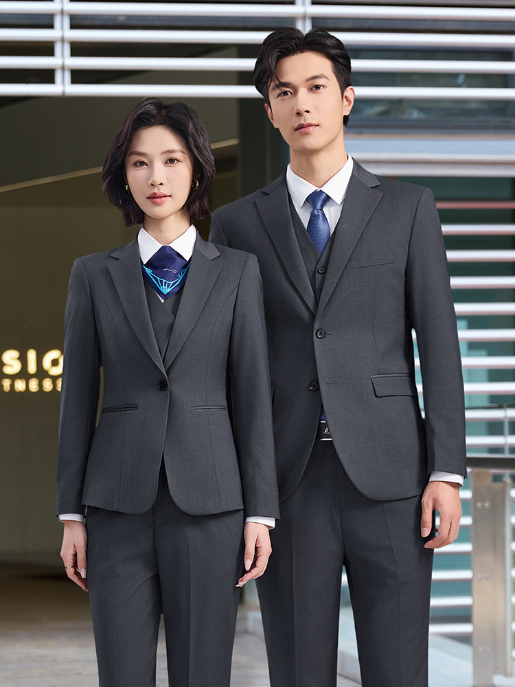 Gray Suit Set Formal Workwear  - Winter Clothing Store review and price