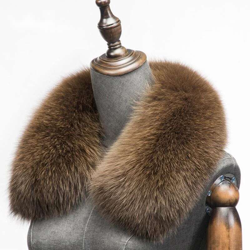 Winter Natural Fox Fur Scarf S - Winter Clothing Accessories review and price