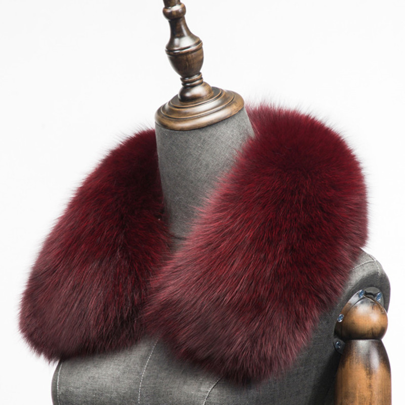 Winter Natural Fox Fur Scarf S - Winter Clothing Accessories review and price