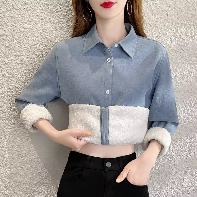 Velvet Thick Warm Women's Soli - Winter Clothing Trends 2025 review and price