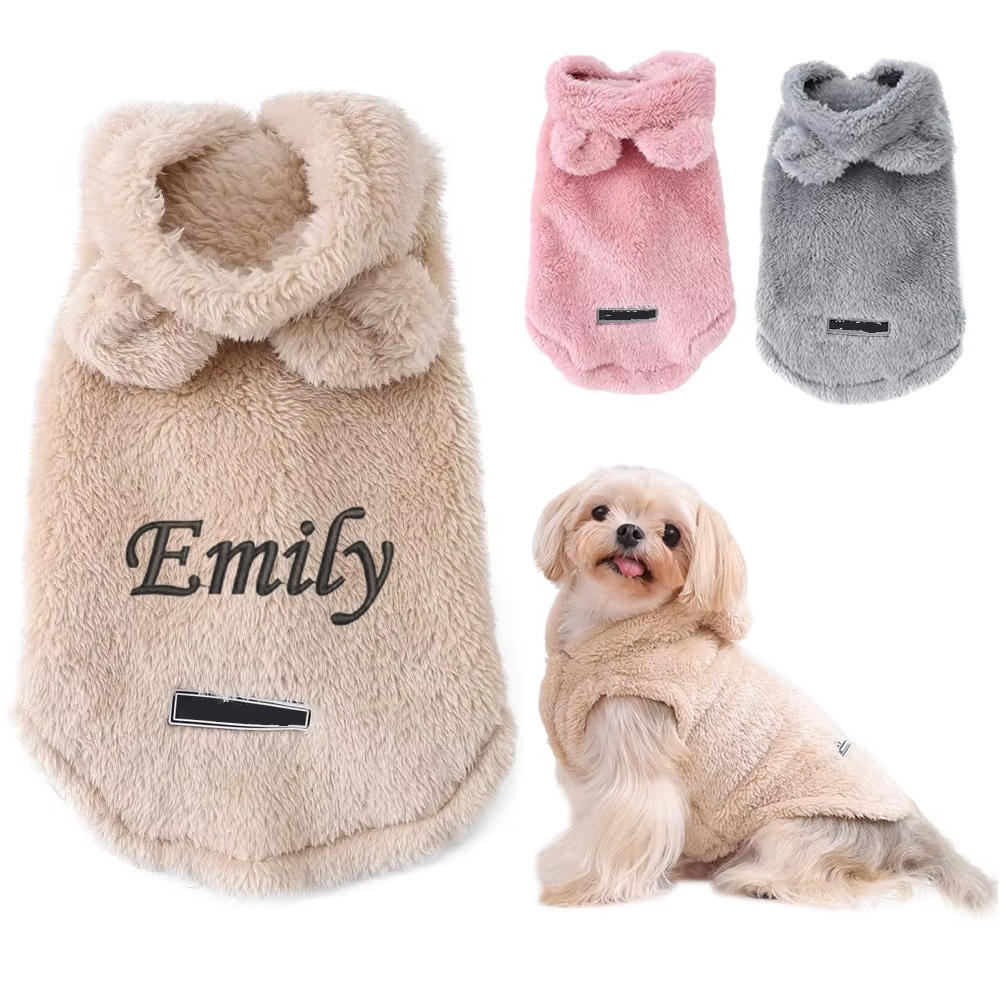 Embroidery Name Cat Dog Clothe - Winter Clothing Name review and price