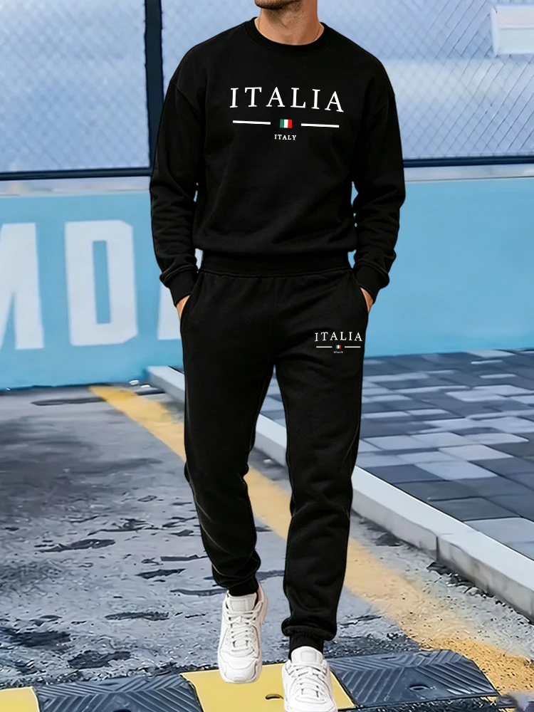 2026 Men's Tracksuit Print Cas - Winter Clothing Fashion review and price