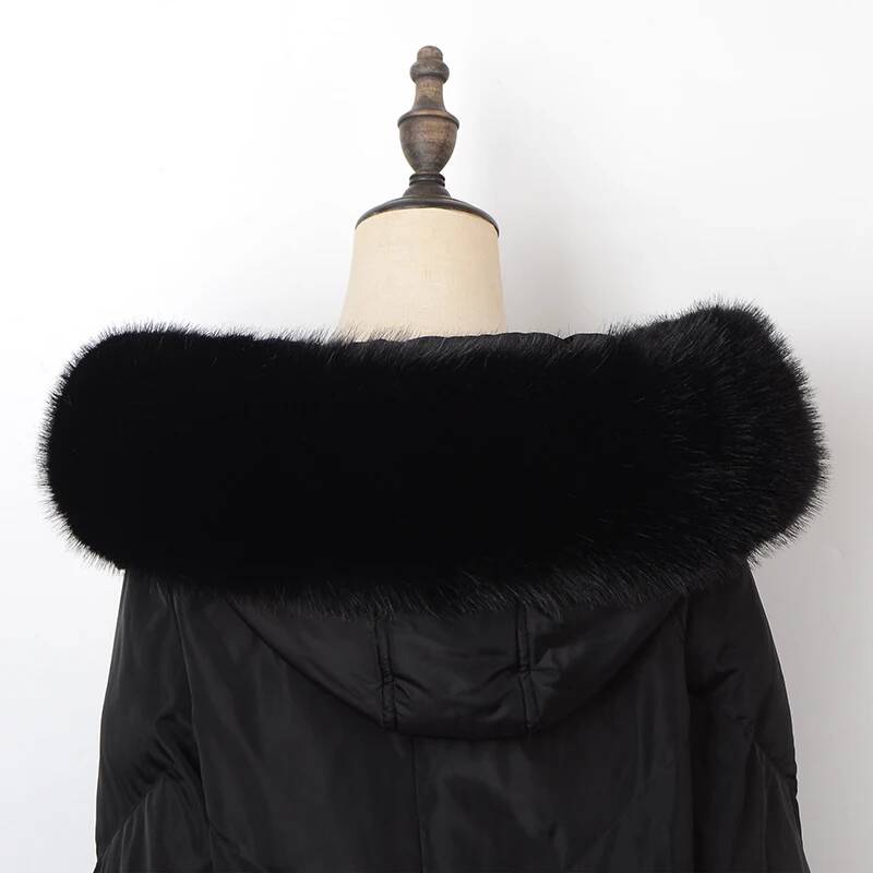 Winter Coat Fur Collar Faux Fu - Winter Clothing Accessories review and price