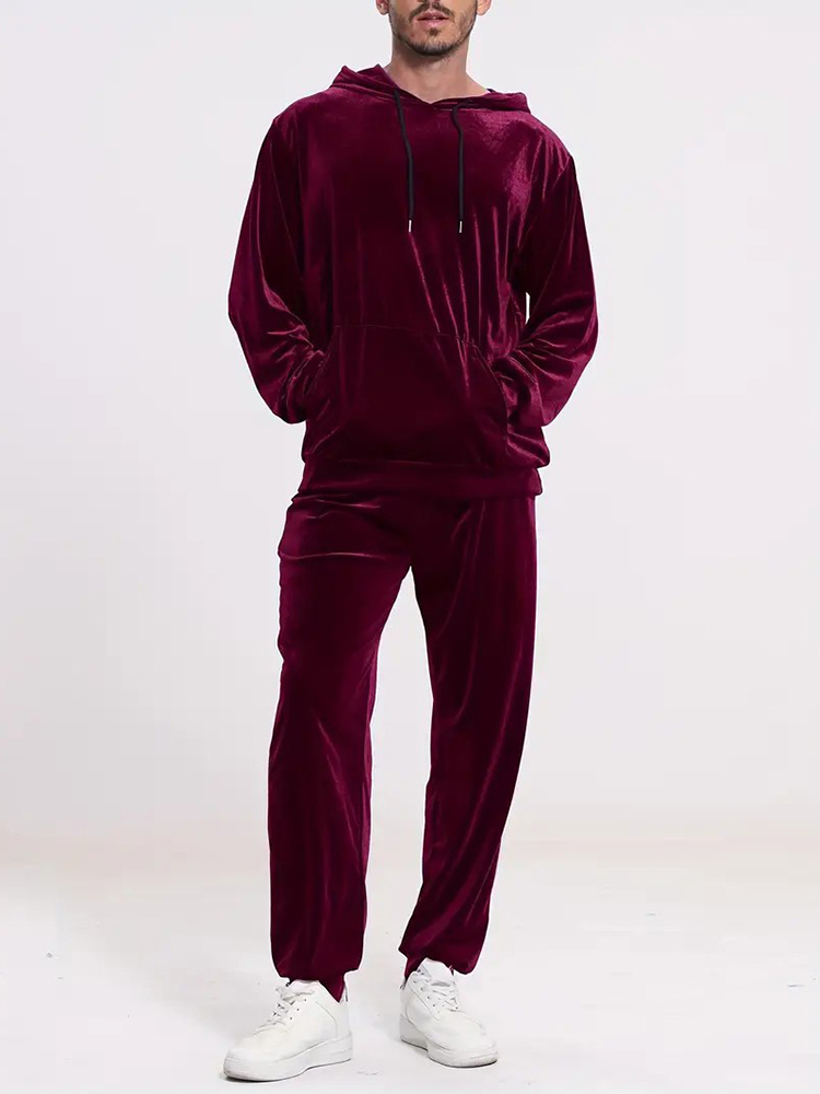 Fashion Solid Color Velvet Two - Winter Clothing Fashion review and price