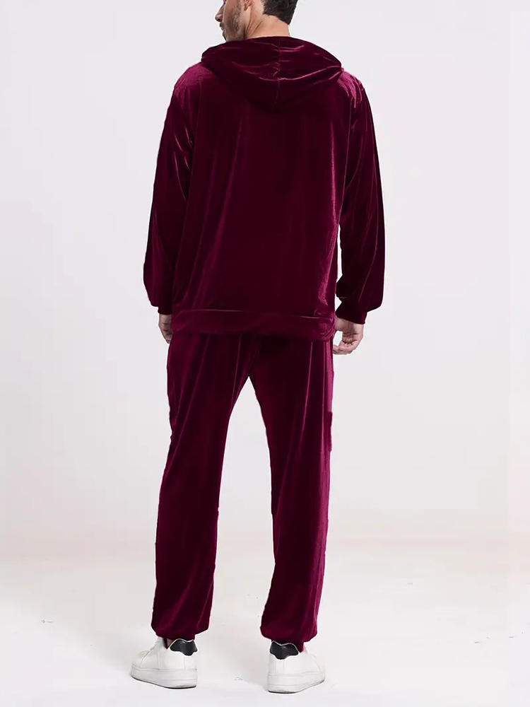 Fashion Solid Color Velvet Two - Winter Clothing Fashion review and price