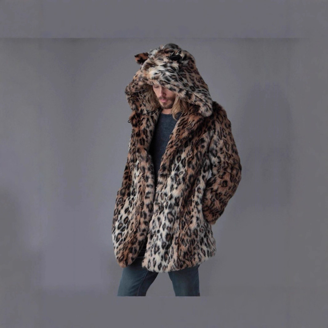 Men Faux Fur Jacket Winter Coa - Winter Clothing Pk review and price