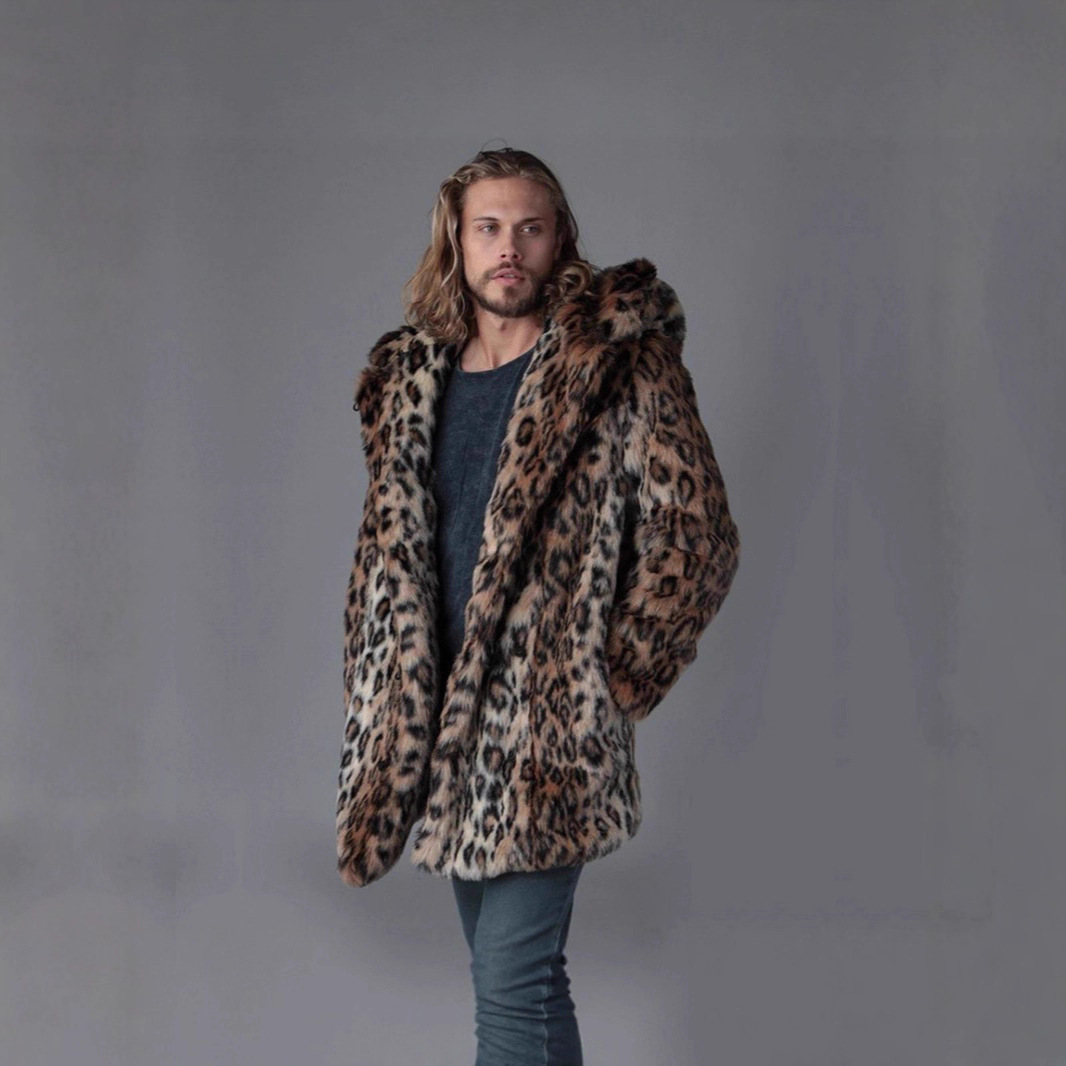 Men Faux Fur Jacket Winter Coa - Winter Clothing Pk review and price