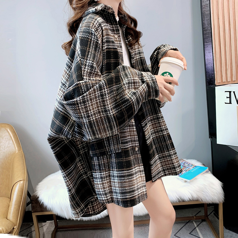 Thickened Shaven Plaid Shirt W - Winter Clothing Store review and price