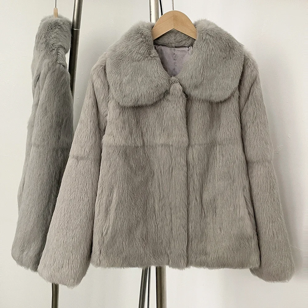 2025 New Short Natural Rabbit  - Winter Clothing Store review and price