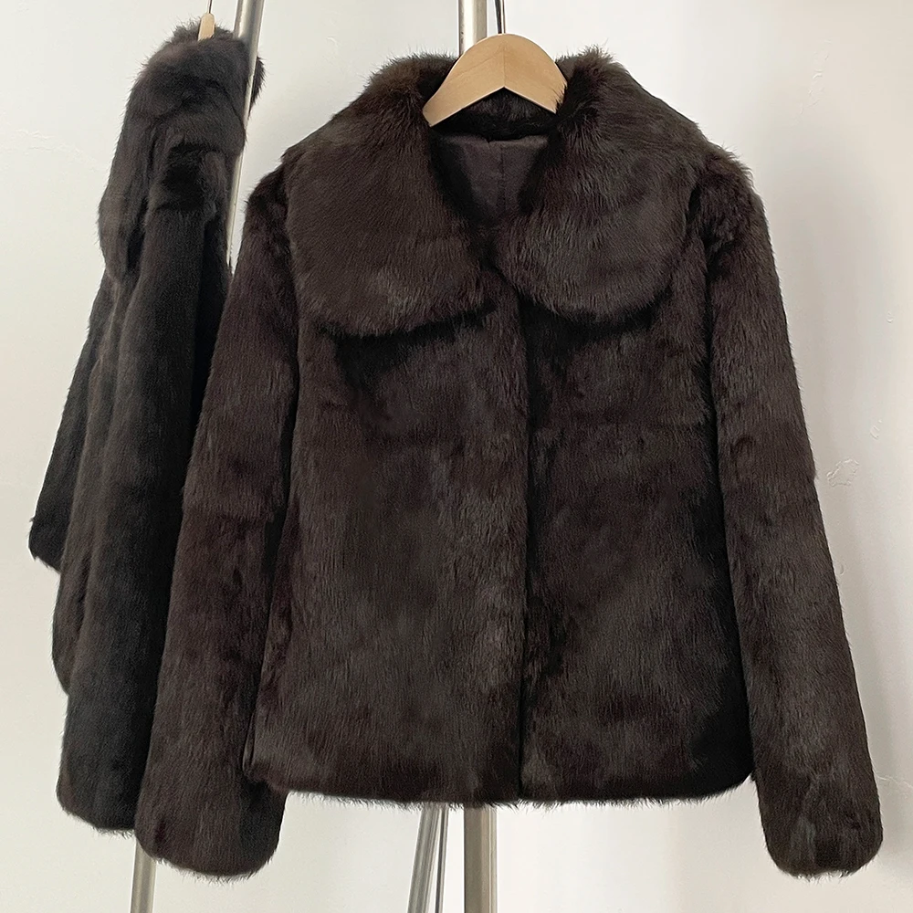 2025 New Short Natural Rabbit  - Winter Clothing Store review and price
