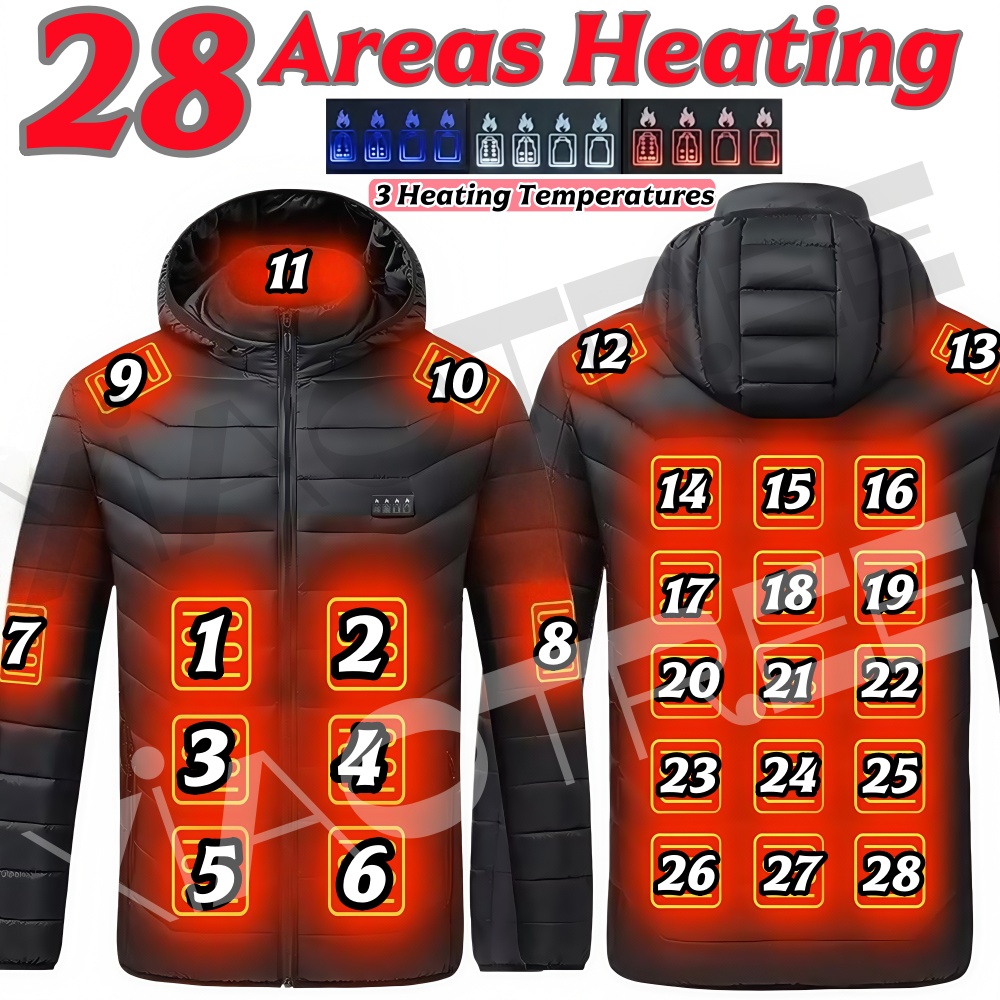 28 Areas Men Women's Heating J - Winter Clothing Pk review and price