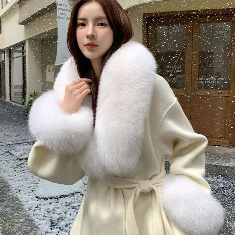 2025 Real Fox Fur Collar Winte - Winter Clothing Items review and price