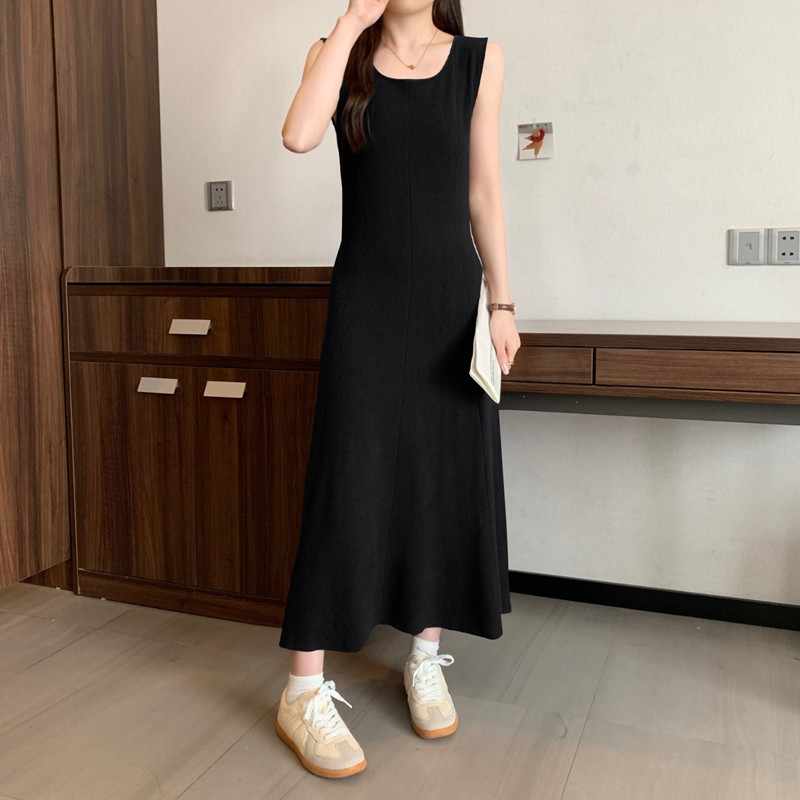 Elegant solid  sleeveless Knit - Winter Clothing For Plus Size Women review and price