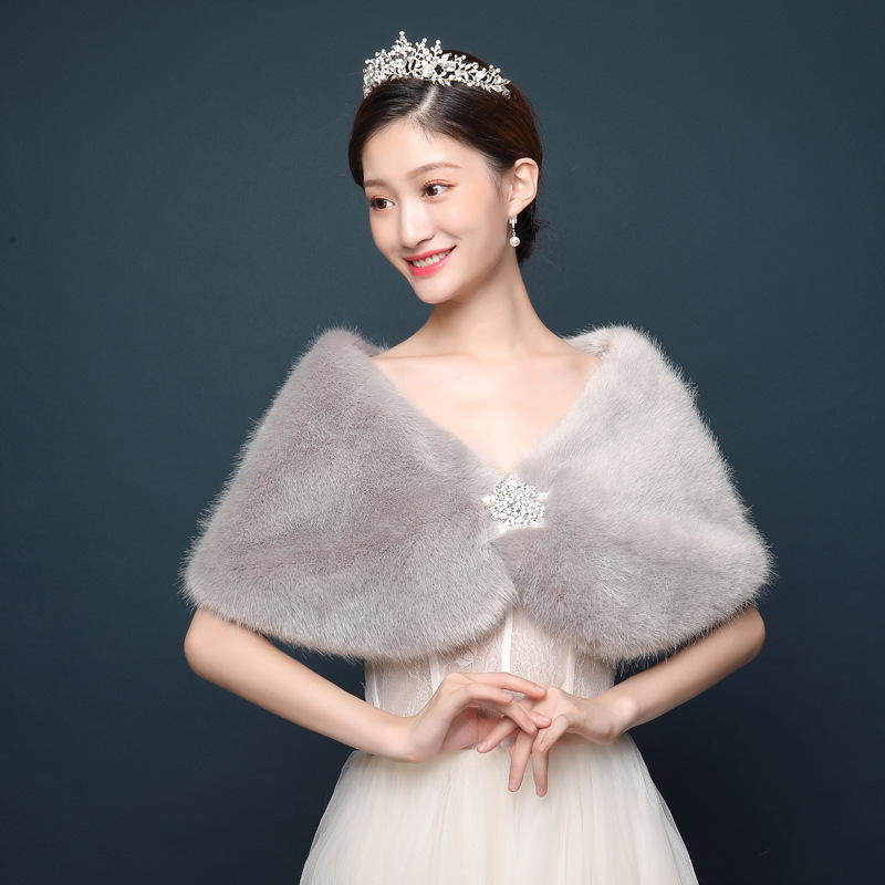 Women Bridal Shawl Wedding Cap - Winter Clothing Pk review and price