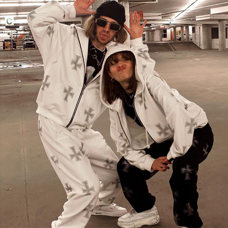 American Hip-hop Retro Pantsui - Winter Clothing Pk review and price