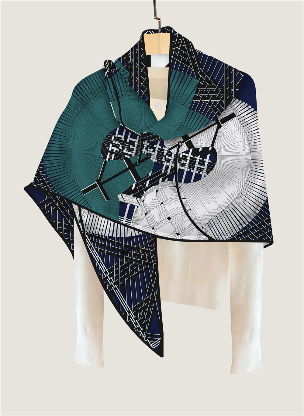 Triangle Shawls Winter Warm Sc - Winter Clothing Accessories review and price